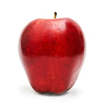 Red apple isolated Stock Photos