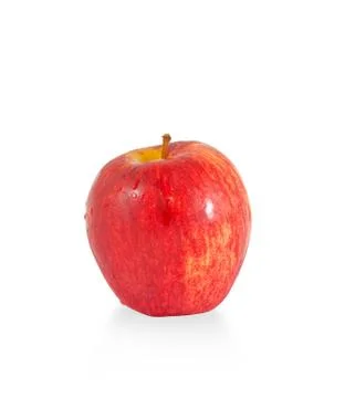 Red apple isolated Stock Photos