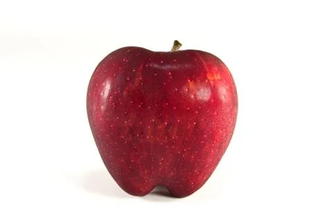 Red apple isolated Stock Photos
