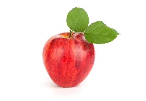 Red apple isolated Stock Photos