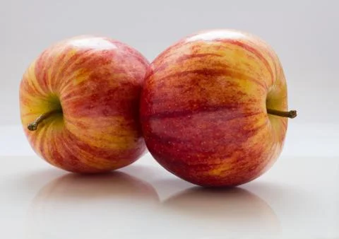 Red apple isolated . Stock Photos