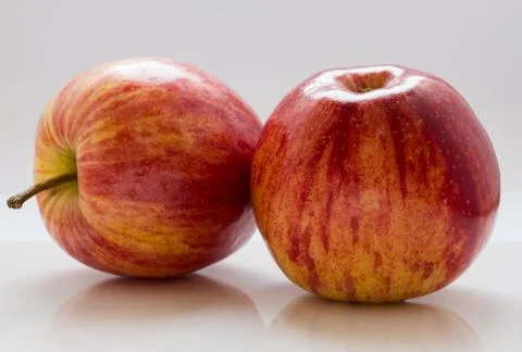 Red apple isolated . Stock Photos