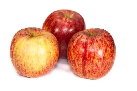 Red apple isolated Stock Photos