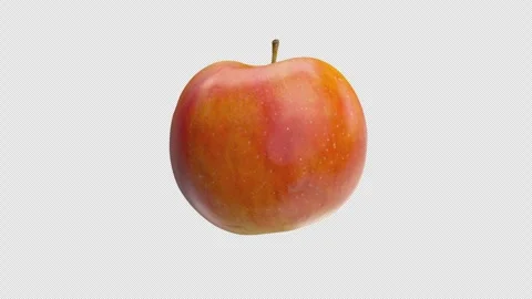 Red apple isolated on transparent background, fresh and juicy. Apple fruit .. Stockbeeldmateriaal 268199508
