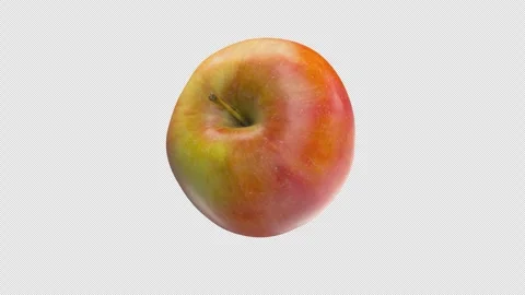 Red apple isolated on transparent background, fresh and juicy. Apple fruit .. Stockbeeldmateriaal 268199516