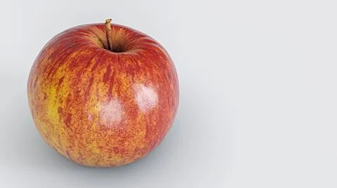 Red apple isolated on white background Stock Illustration