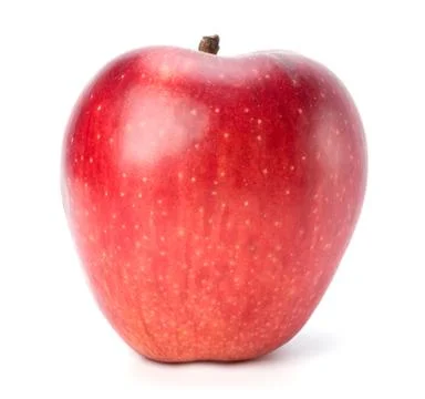 Red apple isolated on white background Stock Photos
