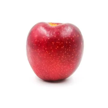 Red Apple isolated on white background. Stock Photos