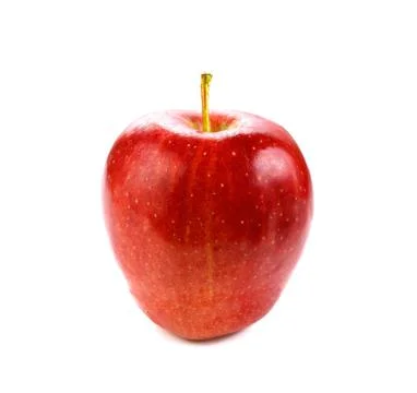 Red apple isolated on white background Stock Photos