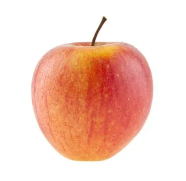 Red apple isolated on white background Stock Photos