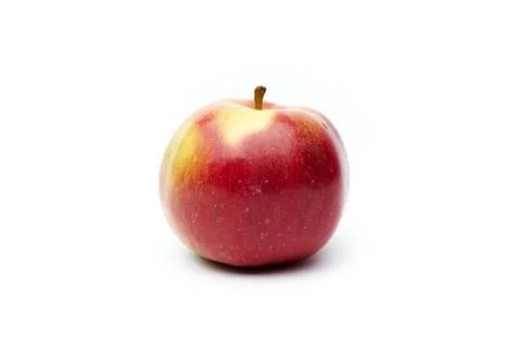 Red apple isolated on white background Stock Photos