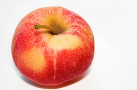 Red apple isolated on white background Foto stock