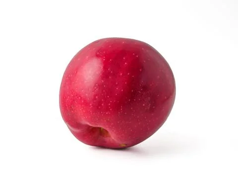 Red apple isolated on white background. Stock Photos