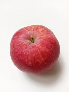 Red apple isolated on white background Stock Photos
