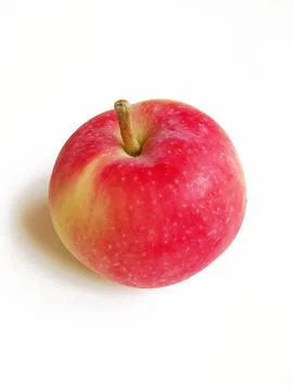 Red apple isolated on white background Stock Photos