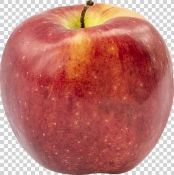 Red apple isolated on white background Stock Photos