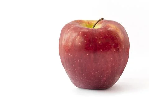 Red apple isolated on white background Stock Photos