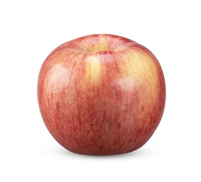 Red apple isolated on white background Stock Photos