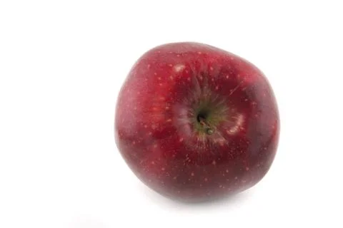 Red apple isolated on white Foto stock