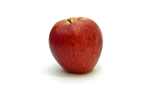 Red apple isolated on white Stock Photos