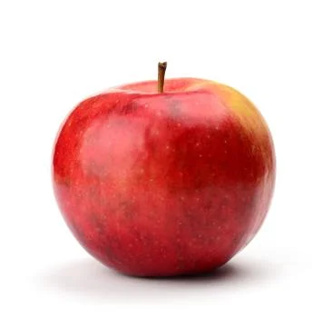 Red apple isolated on white Stock Photos