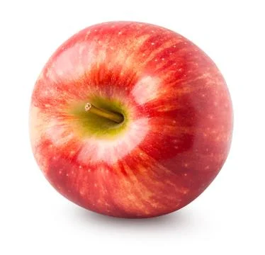 Red apple isolated on white Stock Photos