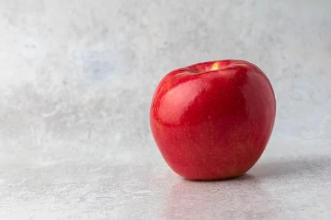 Red apple on a light background 写真素材