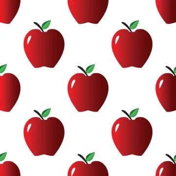 Red apple pattern イラスト素材