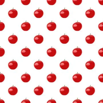 Red apple pattern イラスト素材