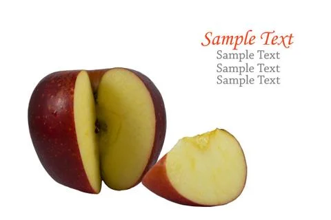 Red apple. Stock Photos