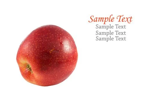 Red apple. Stock Photos