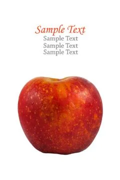 Red apple. Stock Photos