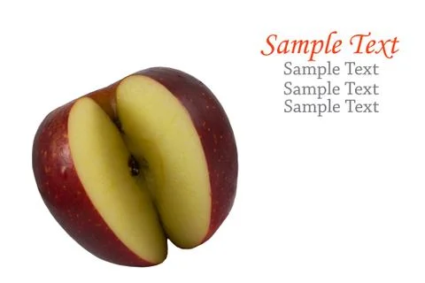 Red apple. Stock Photos