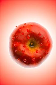 Red apple Stock Photos