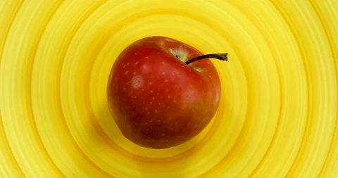 Red apple rotating 動画素材 147214108