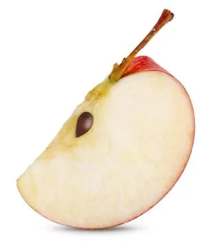 Red apple slice Stock Photos