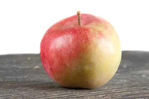 Red apple on the table Stock Photos