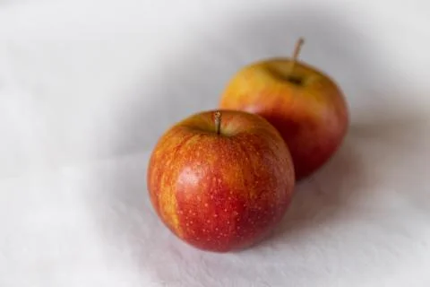 Red apple on a table Stock Photos