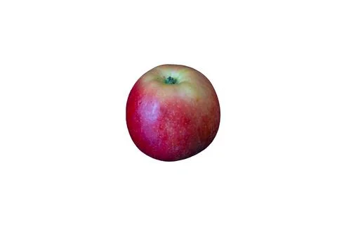 Red apple with transparent background Stock Photos