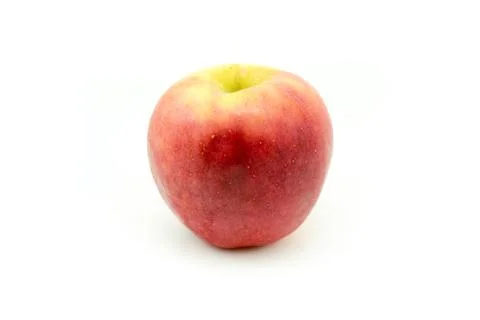 Red apple on a white background isolated . Stock Photos