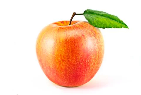 Red apple on white background Stock Photos