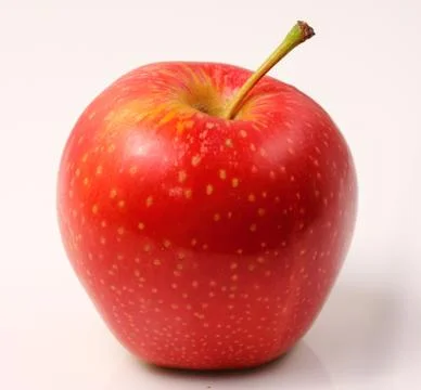 Red apple on a white background Stock Photos