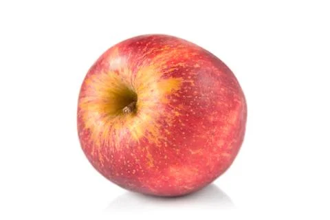 Red apple on white background Stock Photos
