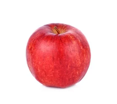 Red apple on white background Stock Photos