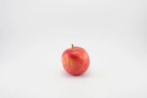 Red apple on a white background Stock Photos
