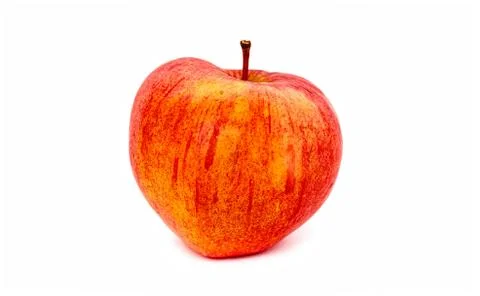 Red apple on white background Stock Photos