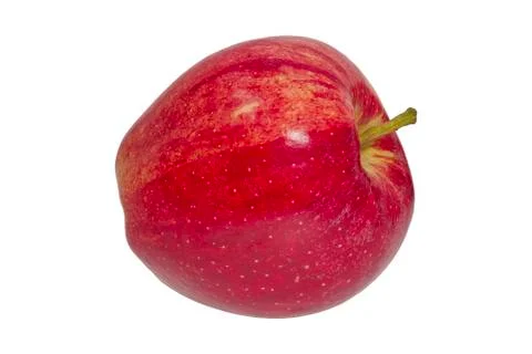 Red apple on a white background Stock Photos