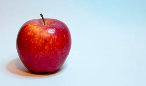 Red apple on white background Stock Photos