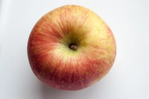 Red apple on white background Stock Photos