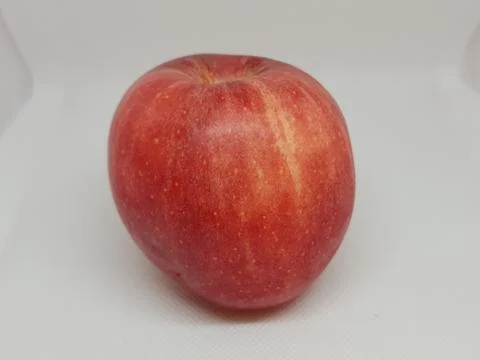 Red apple on a white background Stock Photos